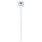 Hipster Graduate White Plastic Stir Stick - Double Sided - Square - Single Stick