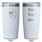 Hipster Graduate White Polar Camel Tumbler - 20oz - Double Sided - Approval