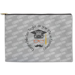 Hipster Graduate Zipper Pouch (Personalized)