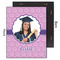 Graduation 11x14 Wood Print - Front & Back View