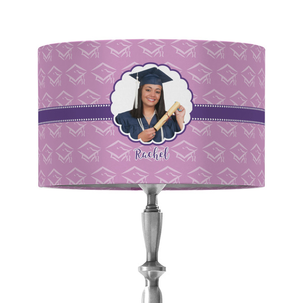 Custom Graduation 12" Drum Lamp Shade - Fabric (Personalized)