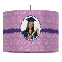 Graduation 16" Drum Pendant Lamp - Fabric (Personalized)