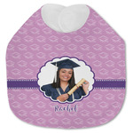 Graduation Jersey Knit Baby Bib w/ Photo