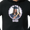 Graduation Black Hoodie on Model - CloseUp