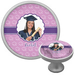 Graduation Cabinet Knob (Silver) (Personalized)