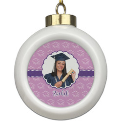 Graduation Ceramic Ball Ornament (Personalized)