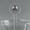 Graduation Clear Plastic 7" Stir Stick - Round - Main