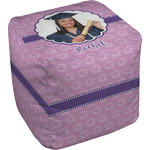 Graduation Cube Pouf Ottoman - 13" w/ Photo