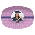 Graduation Plastic Platter - Microwave & Oven Safe Composite Polymer (Personalized)