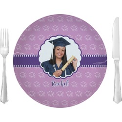 Graduation Glass Lunch / Dinner Plate 10" (Personalized)