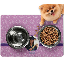 Graduation Dog Food Mat - Small (Personalized)