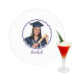 Graduation Printed Drink Topper -  2.5" (Personalized)