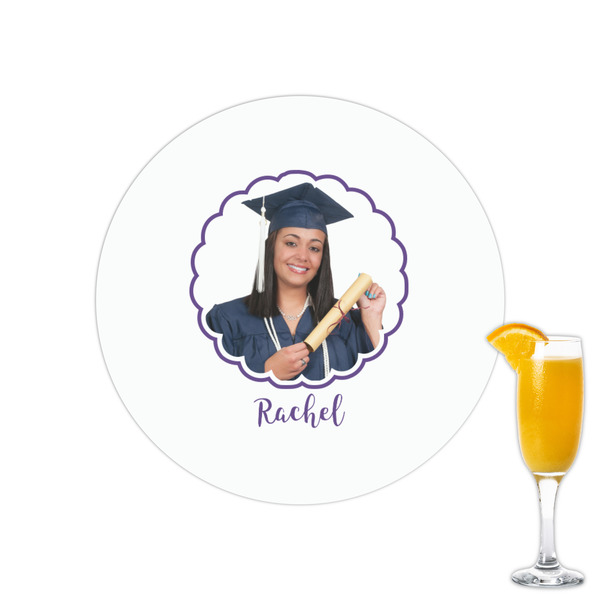 Custom Graduation Printed Drink Topper - 2.15" (Personalized)