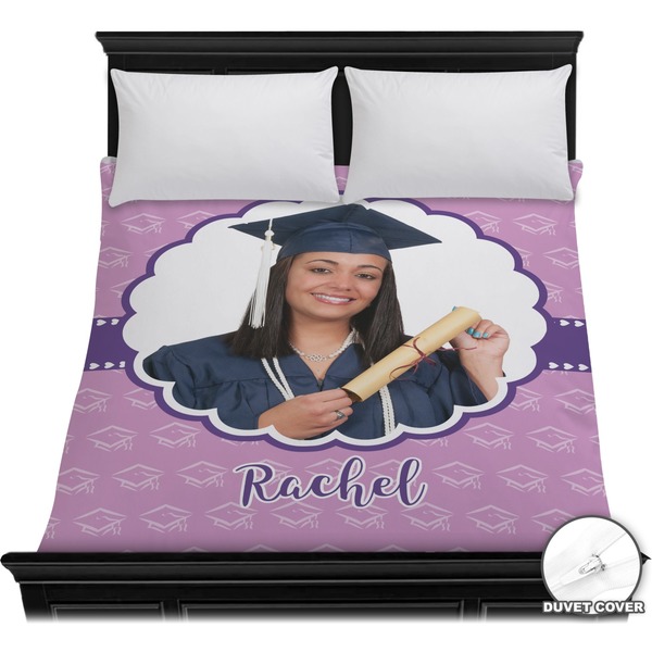 Custom Graduation Duvet Cover - Full / Queen (Personalized)