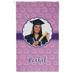 Graduation Golf Towel - Poly-Cotton Blend w/ Photo