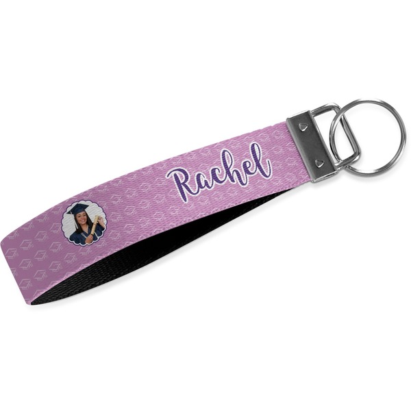 Custom Graduation Webbing Keychain Fob - Small (Personalized)