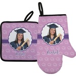 Graduation Right Oven Mitt & Pot Holder Set w/ Photo