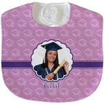 Graduation Velour Baby Bib w/ Photo