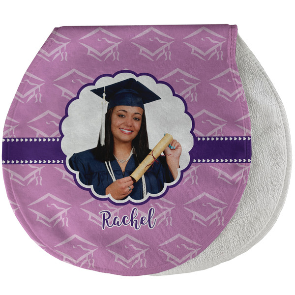 Custom Graduation Burp Pad - Velour w/ Photo