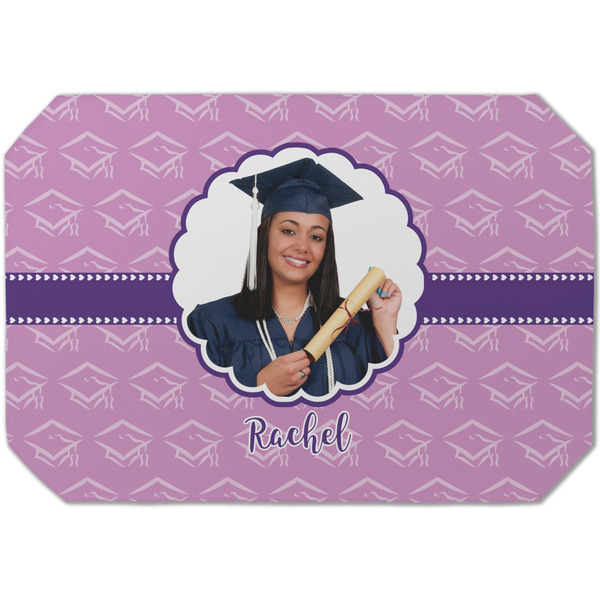 Custom Graduation Dining Table Mat - Octagon (Single-Sided) w/ Photo