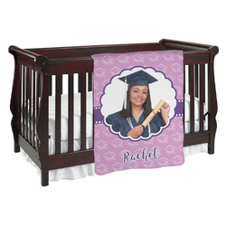 Graduation Baby Blanket (Single Sided) w/ Photo