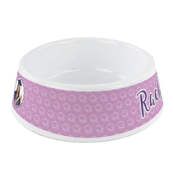 Custom Graduation Plastic Dog Bowl - Small (Personalized)