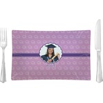 Graduation Rectangular Glass Lunch / Dinner Plate - Single or Set (Personalized)