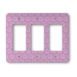 Graduation Rocker Style Light Switch Cover - Three Switch