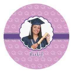 Graduation Round Decal - Small (Personalized)