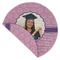 Graduation Round Linen Placemats - Front (folded corner double sided)