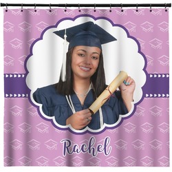 Graduation Shower Curtain - 71" x 74" (Personalized)