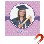 Graduation Square Car Magnet - 6" (Personalized)