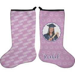 Graduation Holiday Stocking - Double-Sided - Neoprene (Personalized)