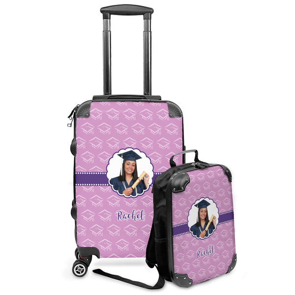 Custom Graduation Kids 2-Piece Luggage Set - Suitcase & Backpack (Personalized)