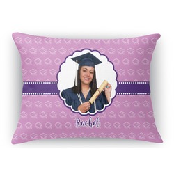 Graduation Rectangular Throw Pillow Case (Personalized)