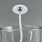 Graduation White Plastic 7" Stir Stick - Oval - Main