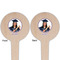 Graduation Wooden 4" Food Pick - Round - Double Sided - Front & Back