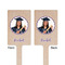 Graduation Wooden 6.25" Stir Stick - Rectangular - Double Sided - Front & Back