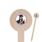 Graduation Wooden 6" Food Pick - Round - Closeup