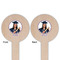 Graduation Wooden 6" Food Pick - Round - Double Sided - Front & Back