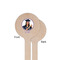 Graduation Wooden 6" Stir Stick - Round - Single Sided - Front & Back