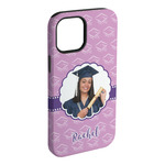 Graduation iPhone Case - Rubber Lined - iPhone 15 Plus (Personalized)