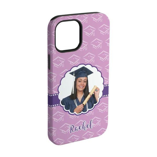 Custom Graduation iPhone Case - Rubber Lined - iPhone 15 Pro (Personalized)