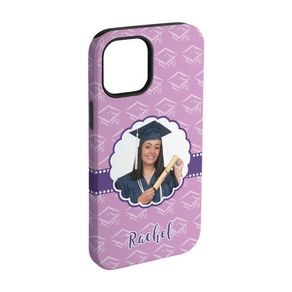 Custom Graduation iPhone Case - Rubber Lined - iPhone 15 (Personalized)