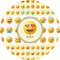 Emojis 1" Multipurpose Round Labels - Single Sticker