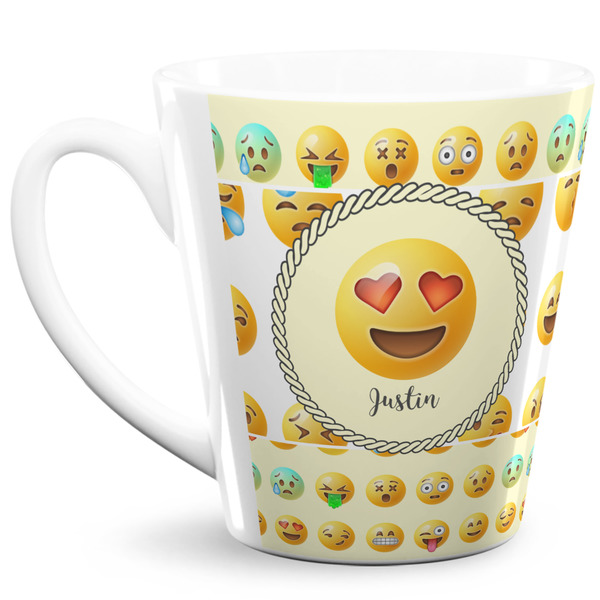 Custom Emojis 12 Oz Latte Mug (Personalized)