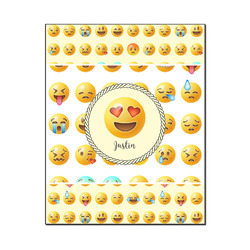 Emojis Wood Print - 16x20 (Personalized)