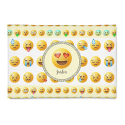 Emojis 2' x 3' Indoor Area Rug (Personalized)