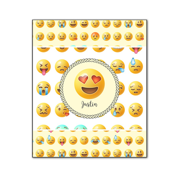 Custom Emojis Wood Print - 20x24 (Personalized)