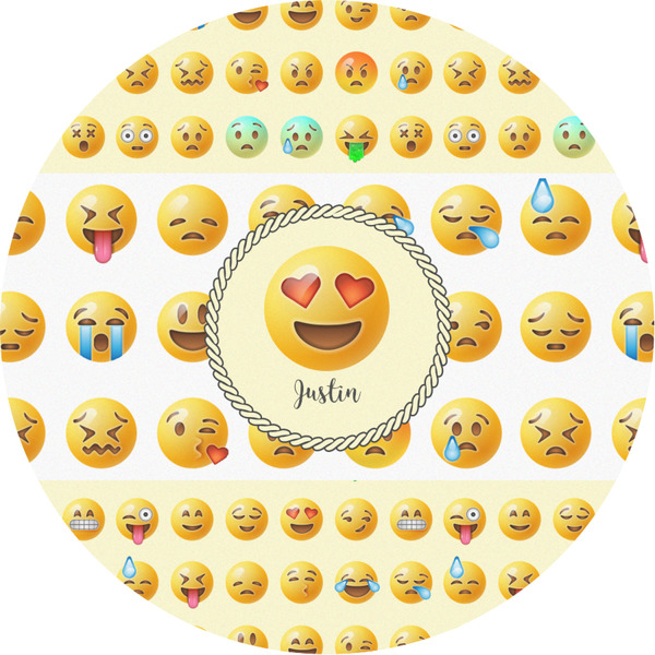 Custom Emojis Multipurpose Round Labels - Custom Sized (Personalized)